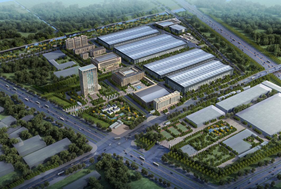 公司园区鸟瞰图