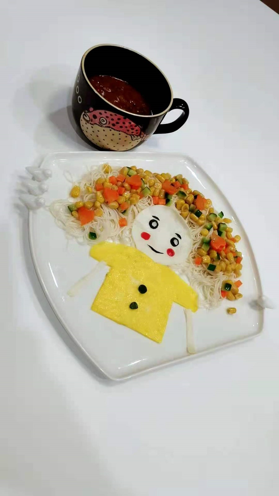 带有童心的面