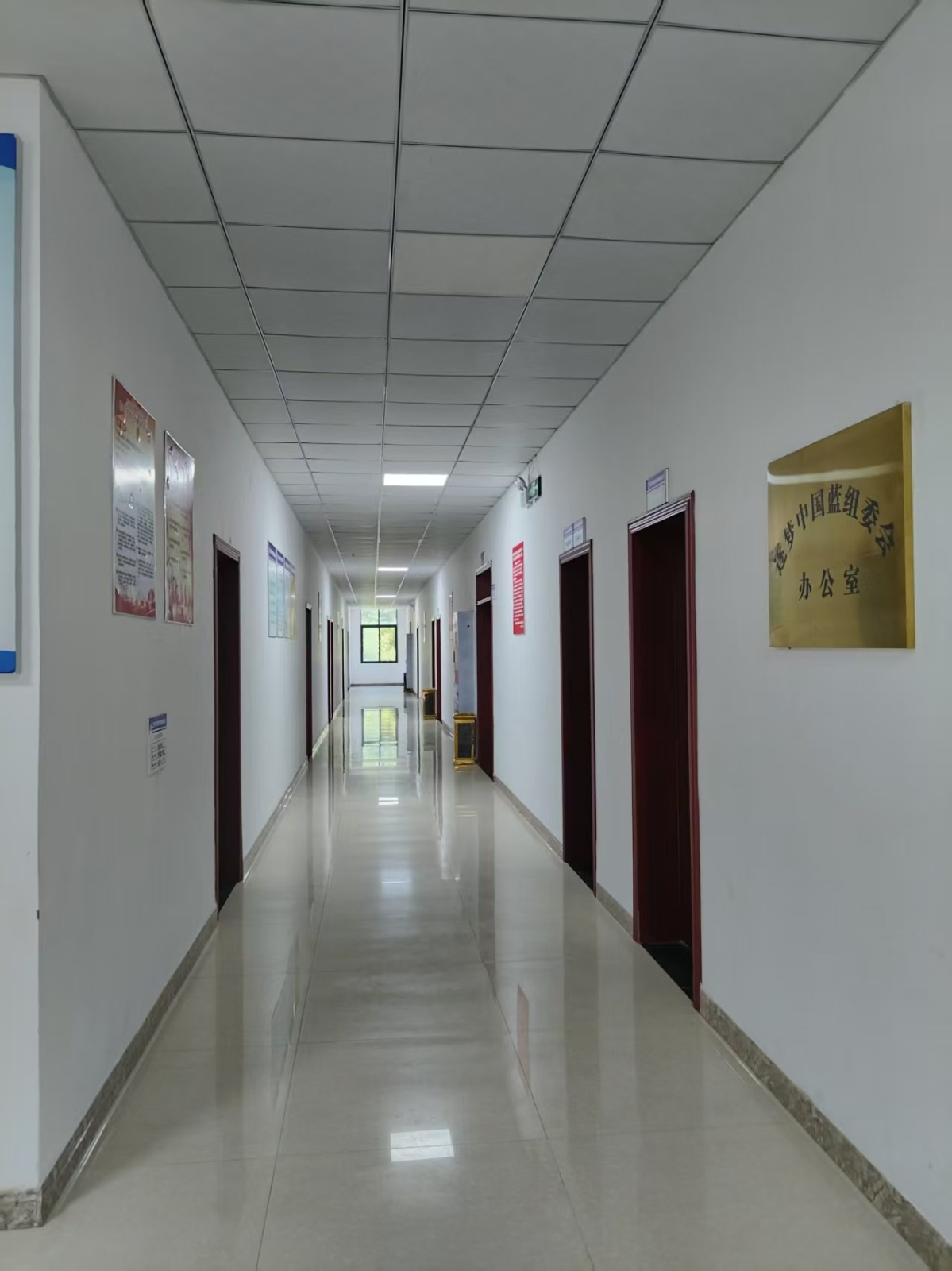 办公区域的走廊场景