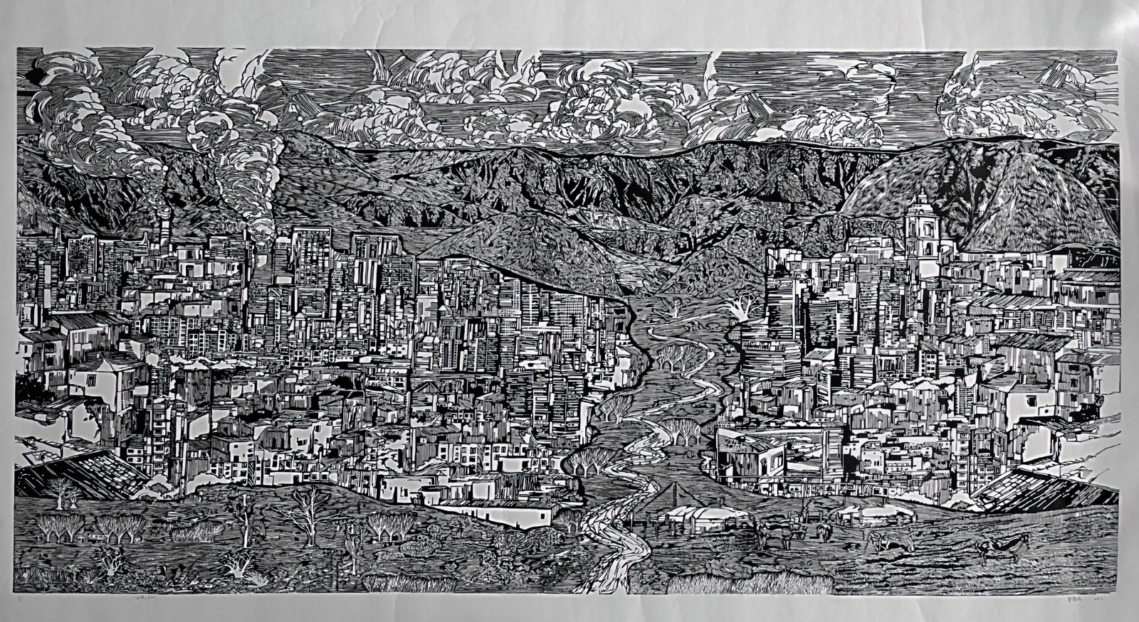 刀痕印迹的空间